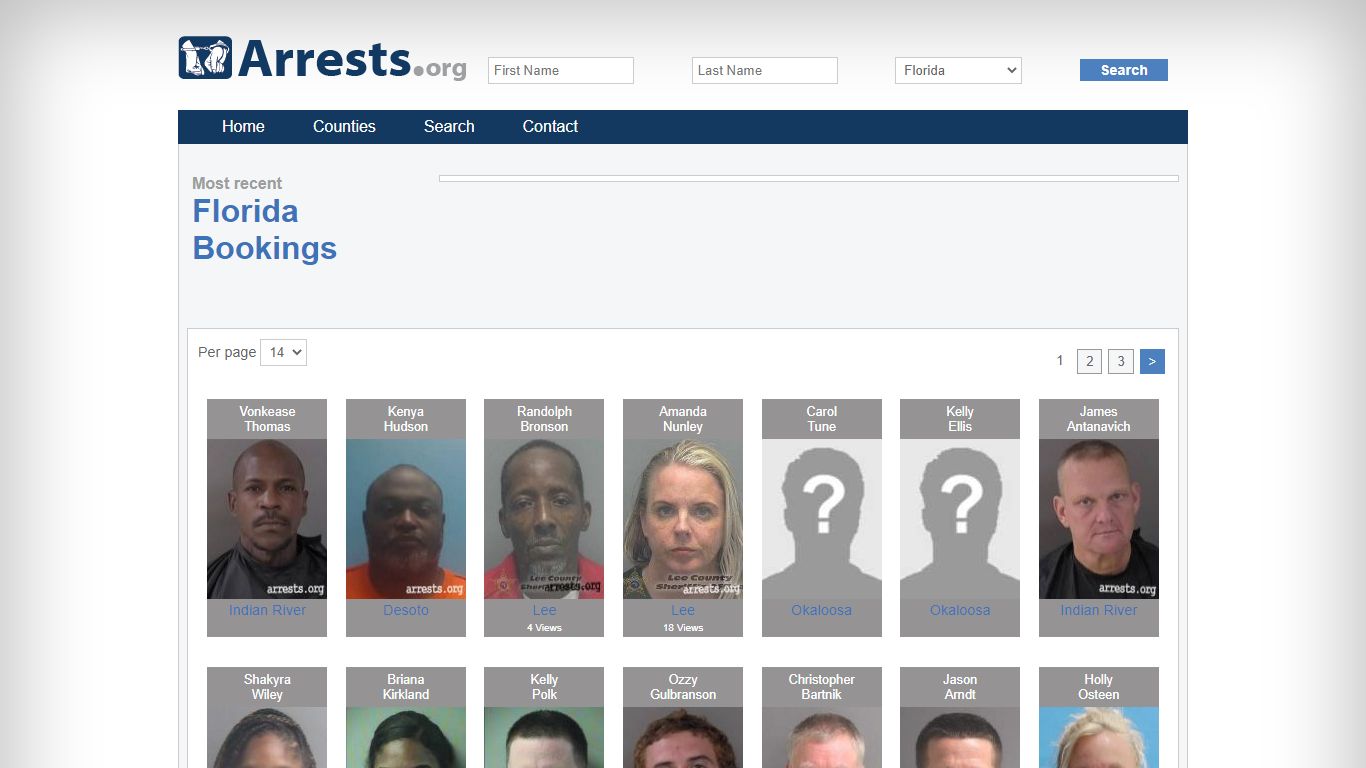 Florida Arrests and Inmate Search